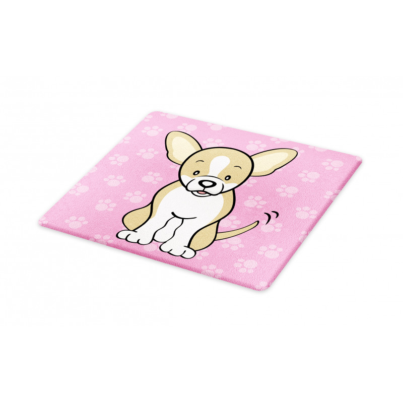 Cartoon of Dog Cutting Board