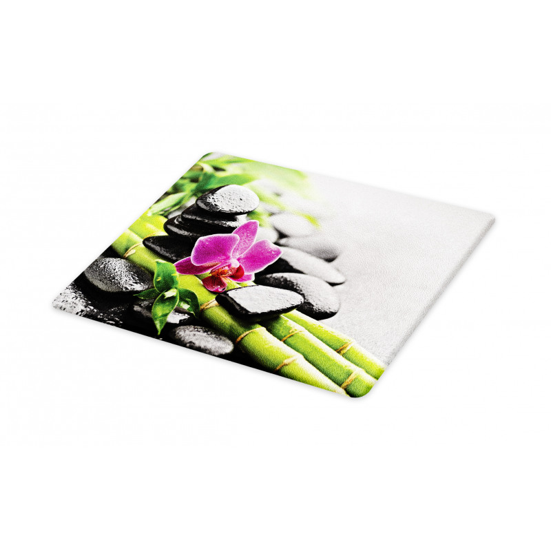 Basalt Bamboo Sticks Motif Cutting Board