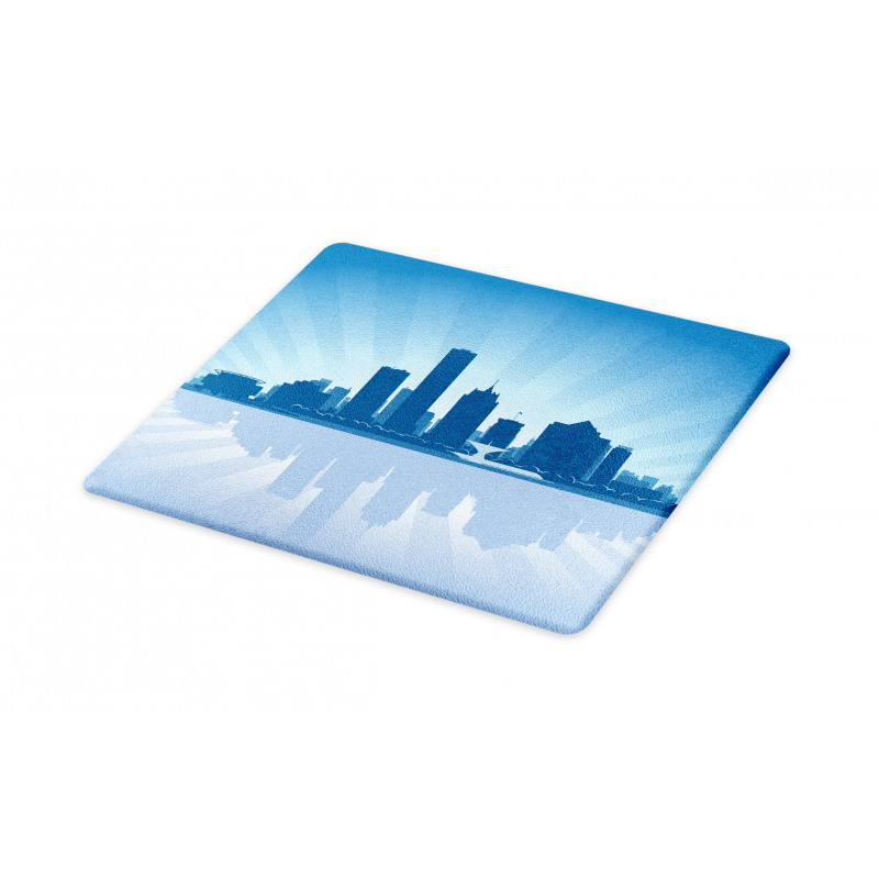 Retro Milwaukee Skyline Cutting Board