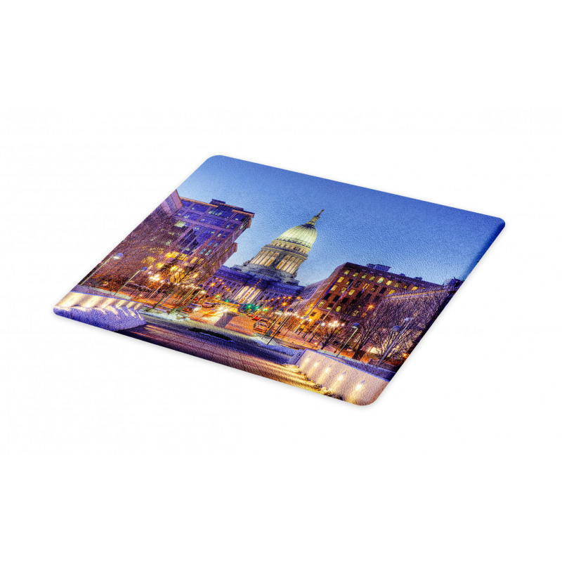 Landmark Building Winter Cutting Board