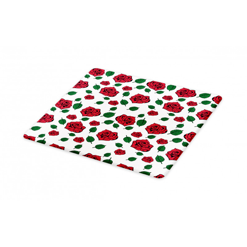 Romance Floral Doodle Cutting Board