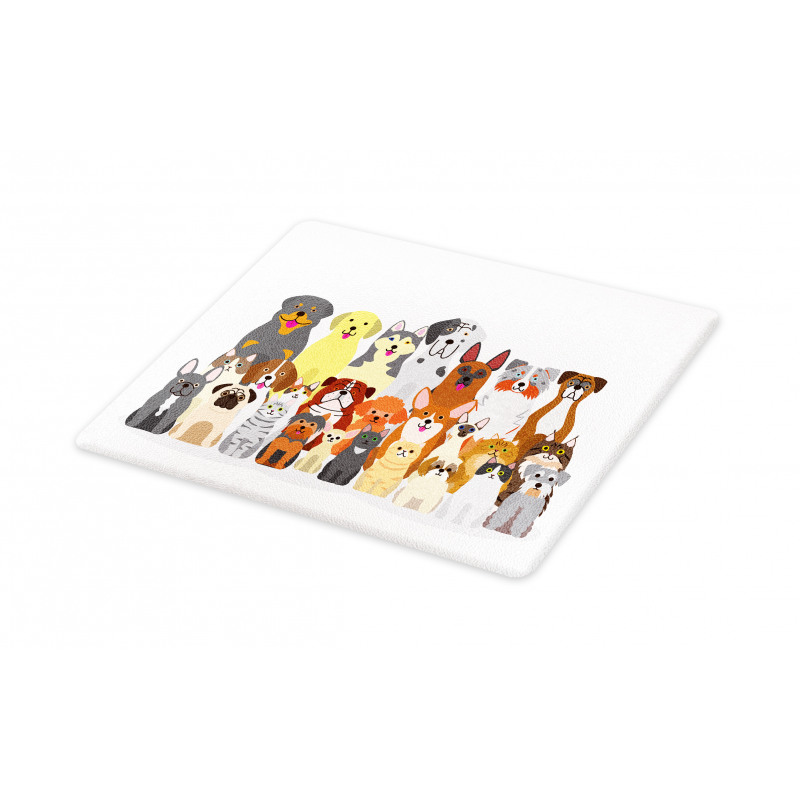 Animals Cartoon Cutting Board