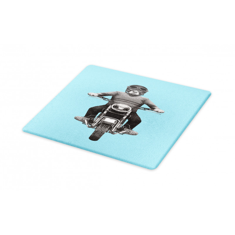 Dog Breed Riding Scooter Cutting Board