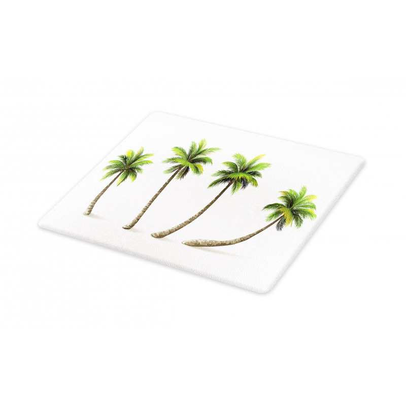 Different Sized Tropical Trees Cutting Board