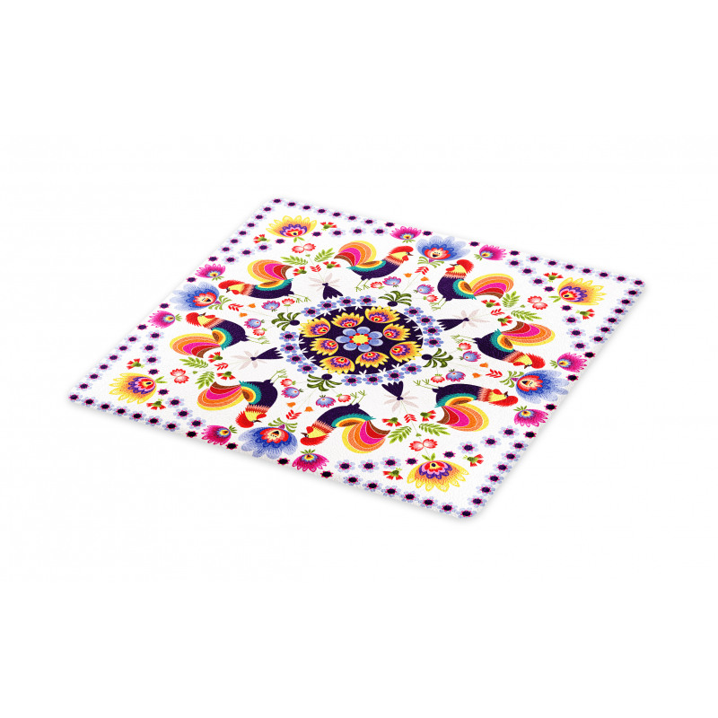 Folkloric Flowers Cutting Board