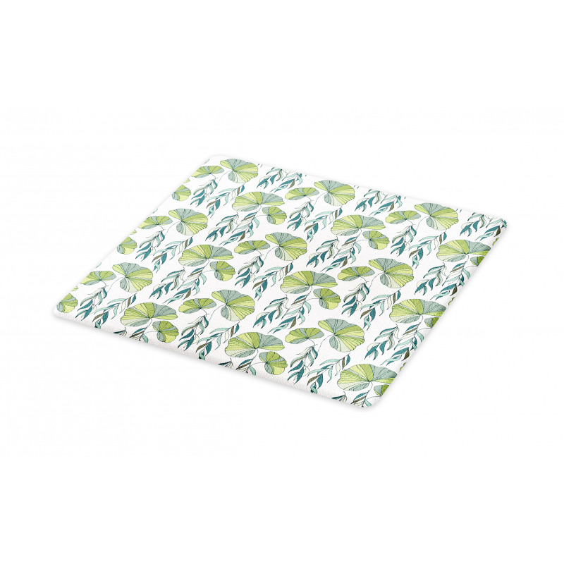 Foliage Water Lilies Cutting Board