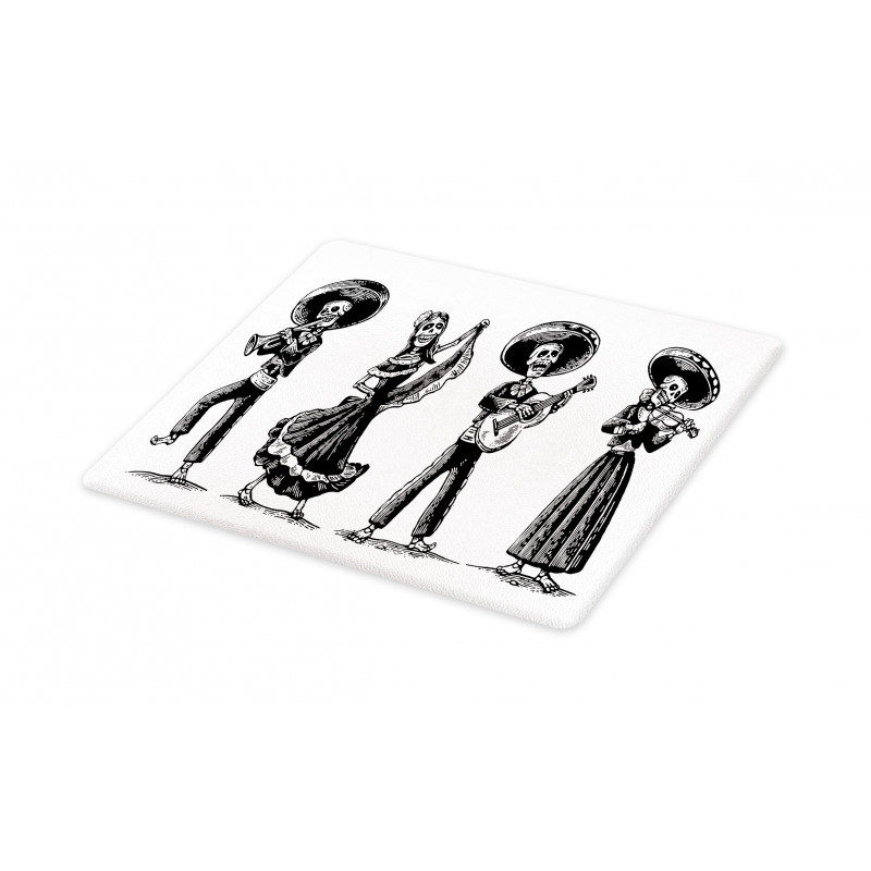 Skeletons Music Cutting Board