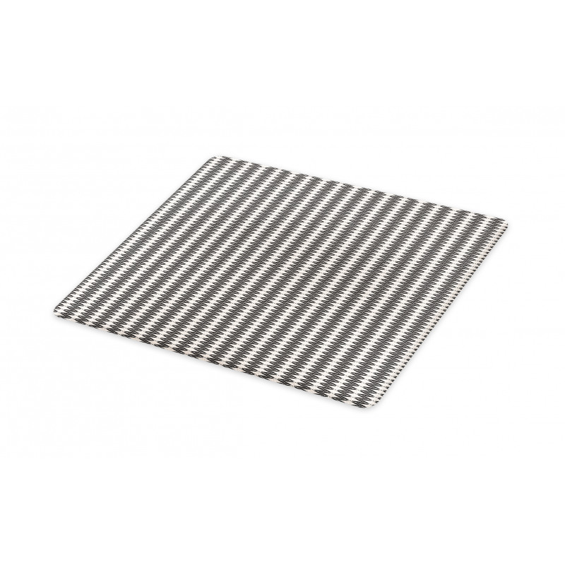 Optical Illusion Zigzags Cutting Board