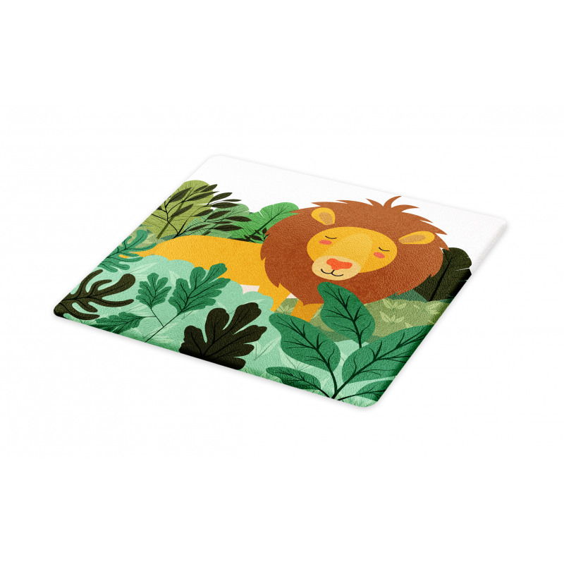 Jungle in Shades of Green King Cutting Board