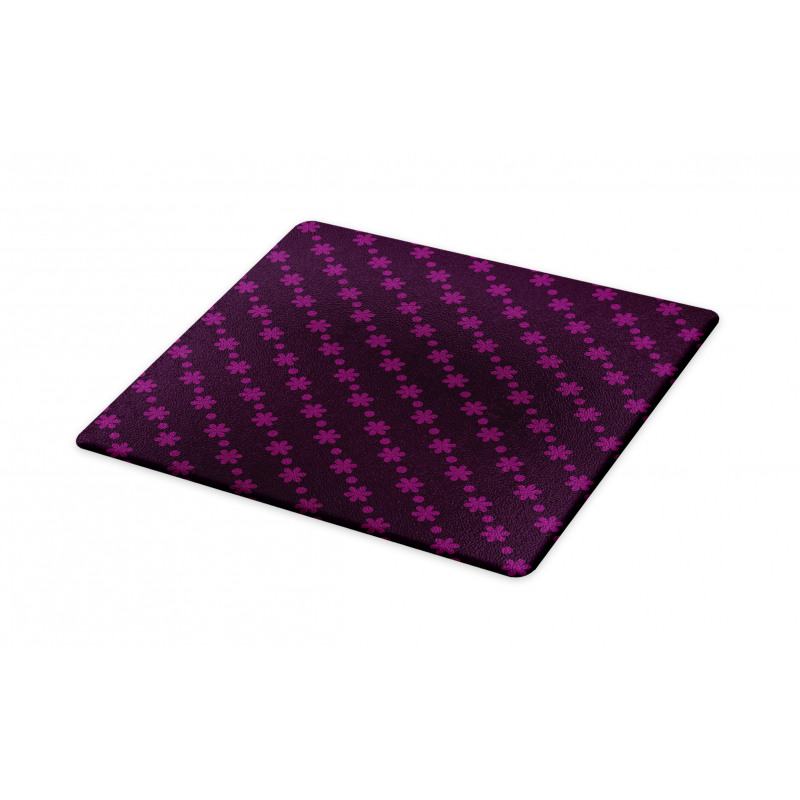 Floral Pattern Dots Cutting Board