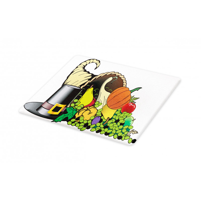 Cornucopia Motif Cutting Board