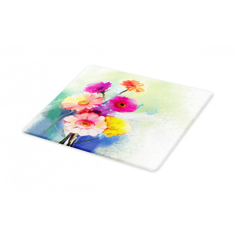 Gerbera Flowers Art Cutting Board