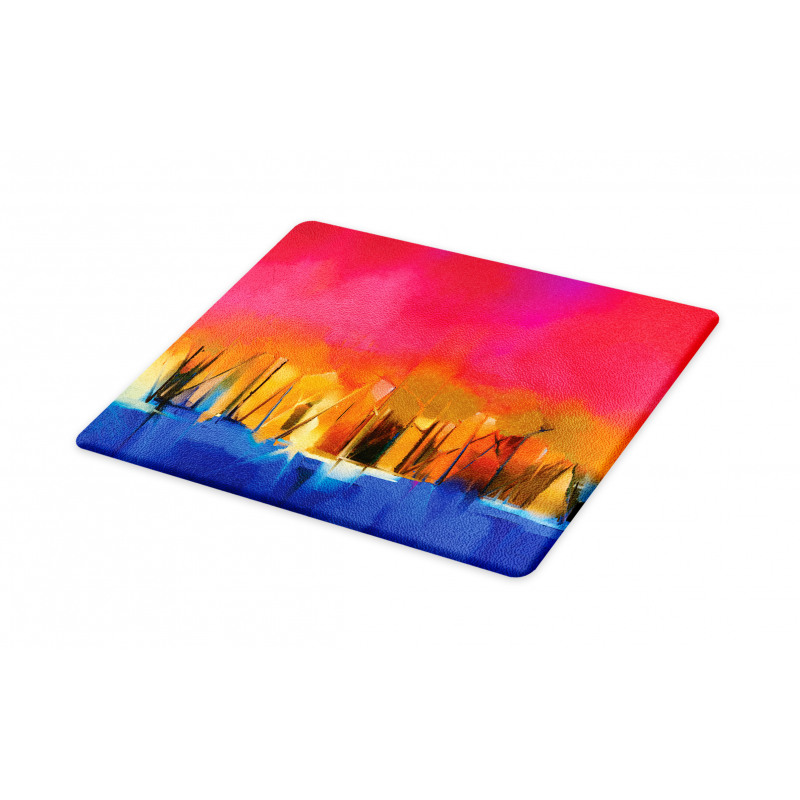 Vivid Abstract Scene Cutting Board