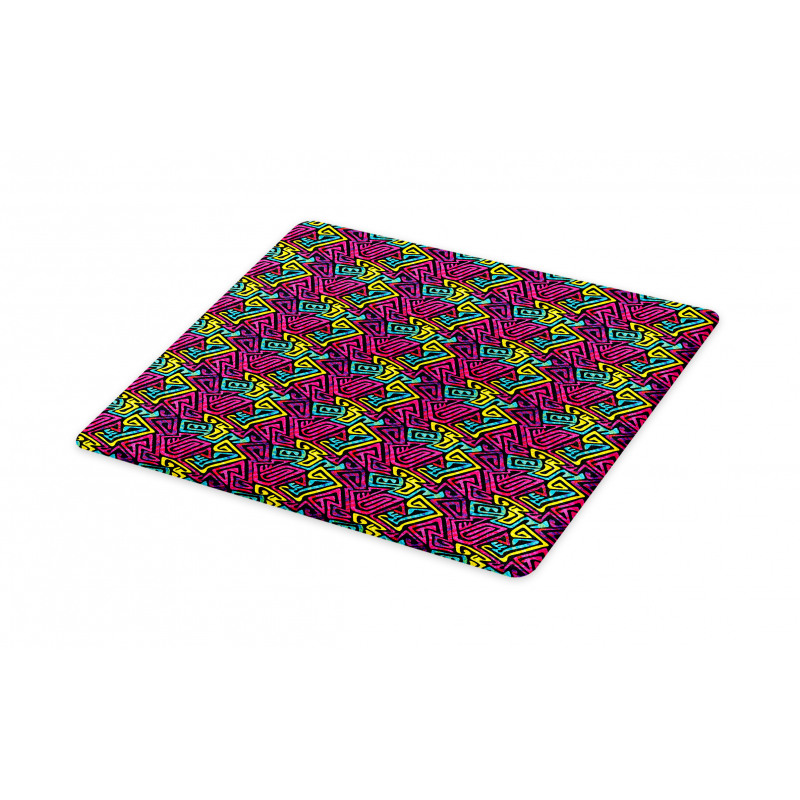 Modern Colorful Maze Design Cutting Board