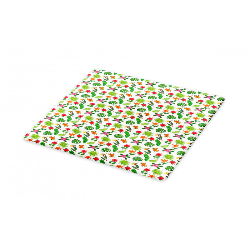 Tones of Green Floral Cutting Board