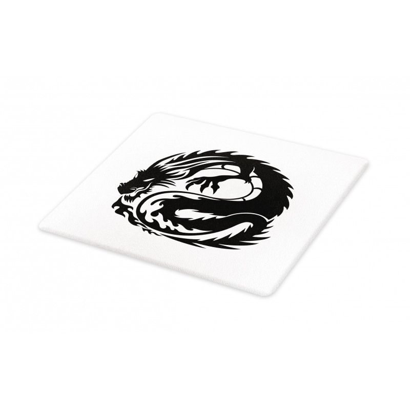 Serpent Belch Flames Cutting Board