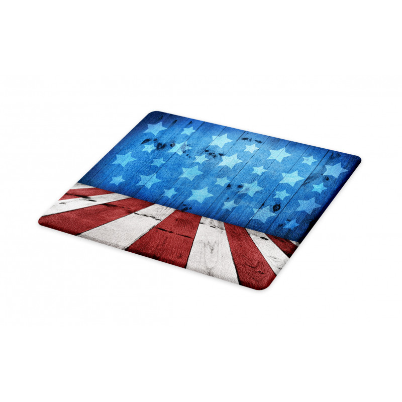 Grunge Stars Stripes Cutting Board