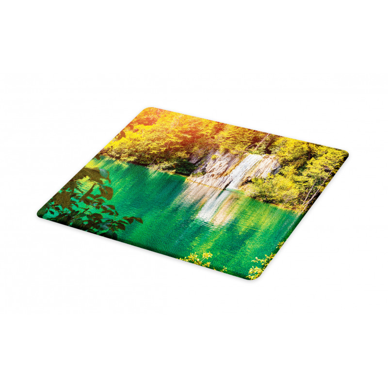 Colorful Forest and Lake Cutting Board