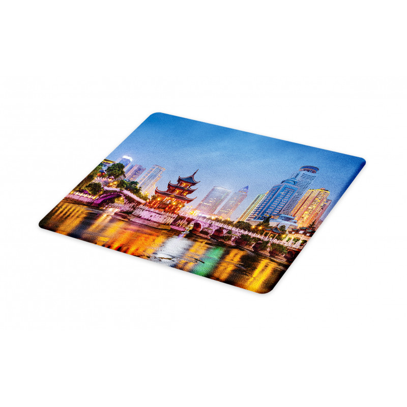 China Cityscape at Dusk Time Cutting Board