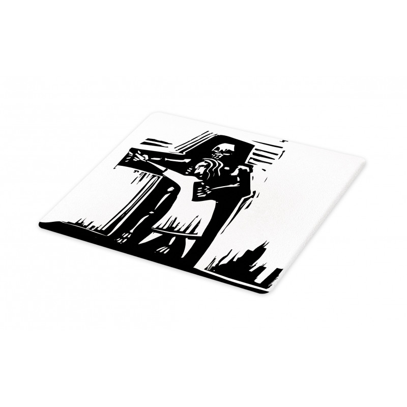 Dancing with Death Shadow Cutting Board