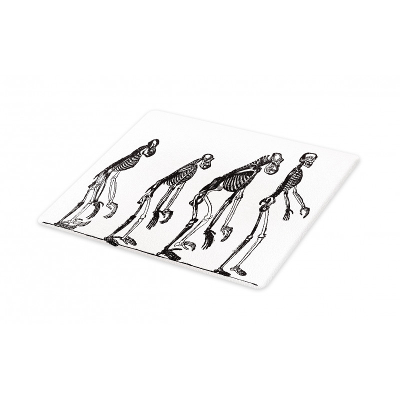 Evolution Theme Ape to Man Cutting Board