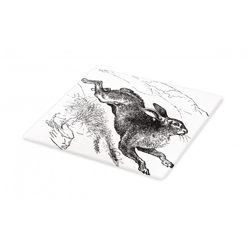 Sketchy Mountain Hare Cutting Board