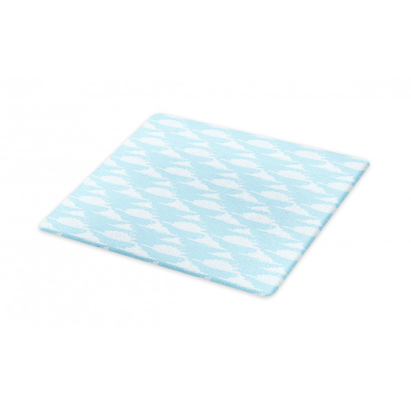 Dreamy Irregular Clouds Cutting Board