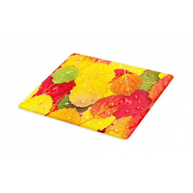 Close Shot Raindrops Cutting Board