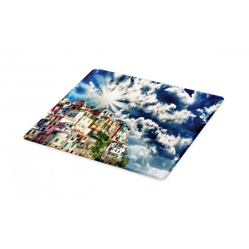 Mediterranean Coast Houses Cutting Board