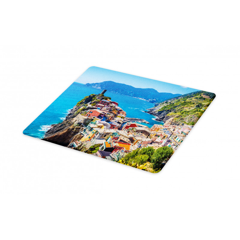 Italy Houses Cliff and Sea Cutting Board