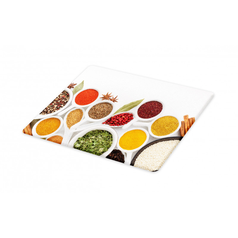 Overview of Colorful Aromas Cutting Board