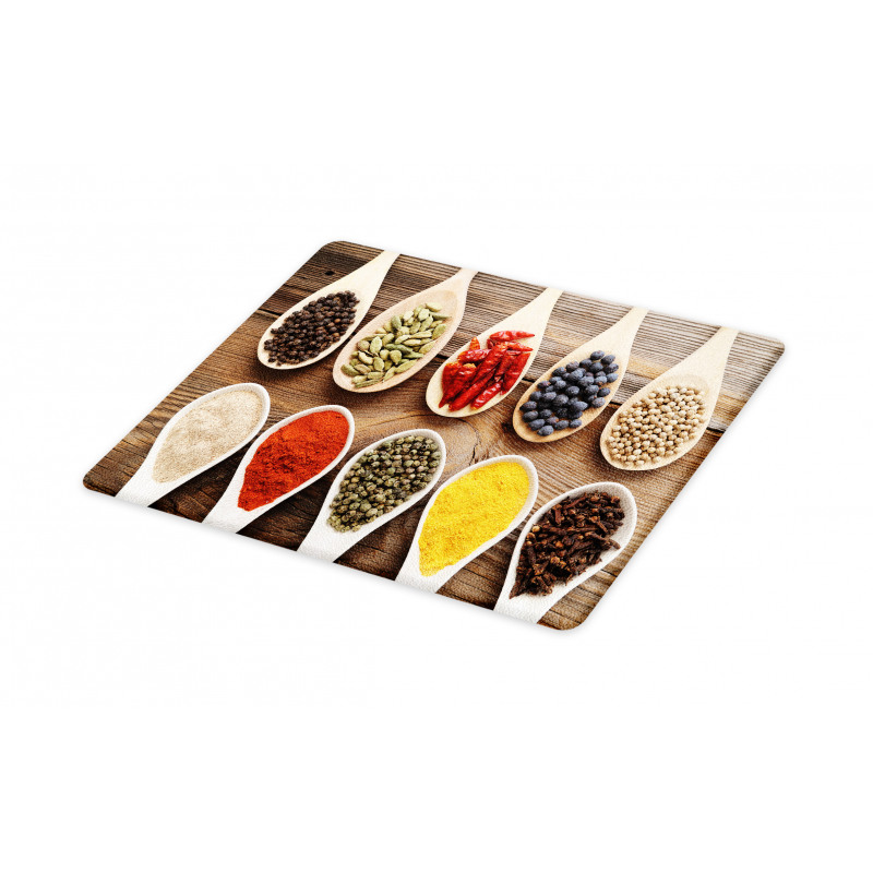 Spoonful of Aromatic Items Cutting Board