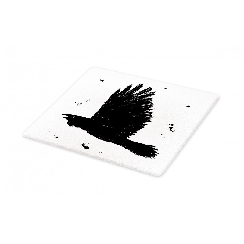 Gothic Ink Sketch Bird Cutting Board