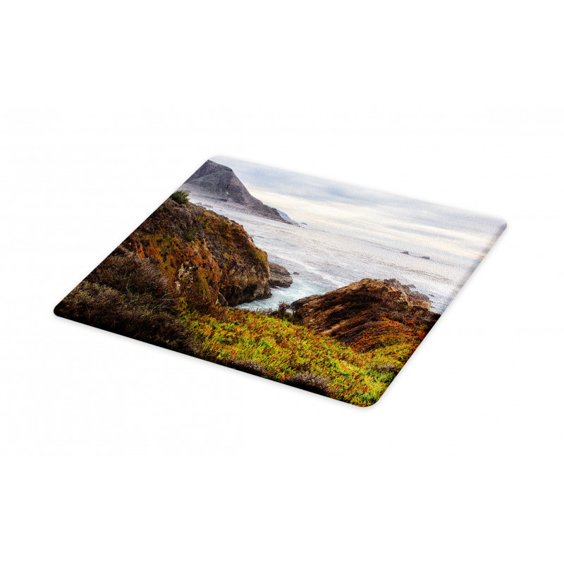 Ocean Coast Hazy Landscape Cutting Board