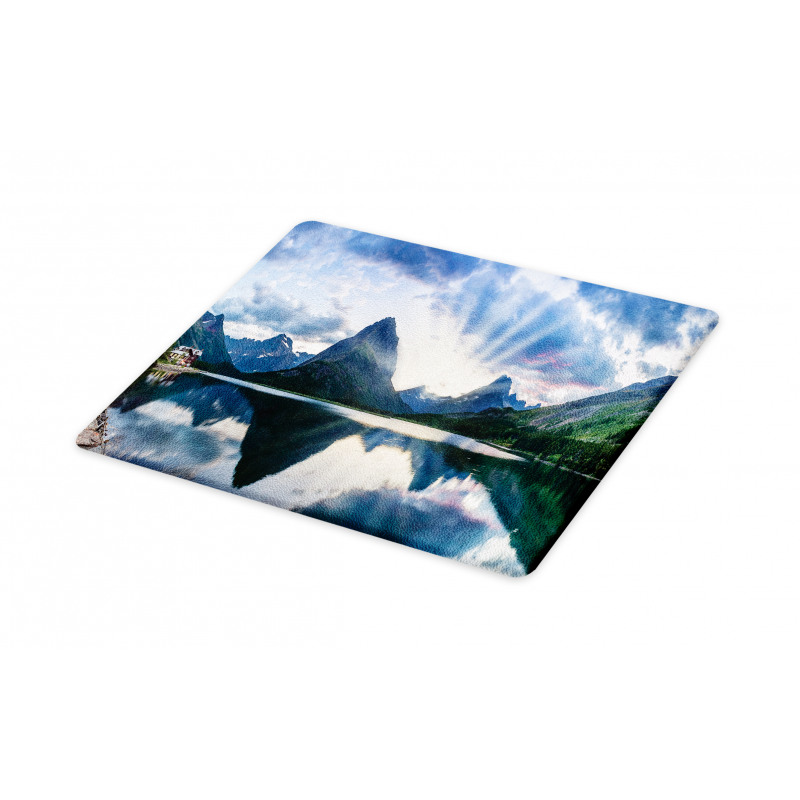 Swiftcurrent Lake Panorama Cutting Board