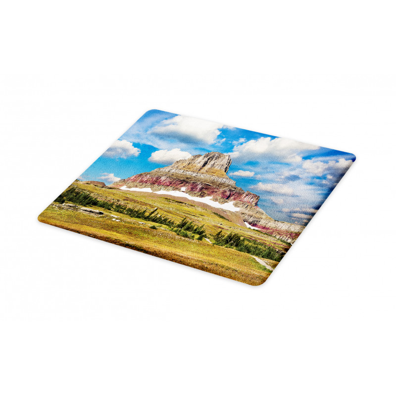 Rugged Peak and Cloudy Sky Cutting Board