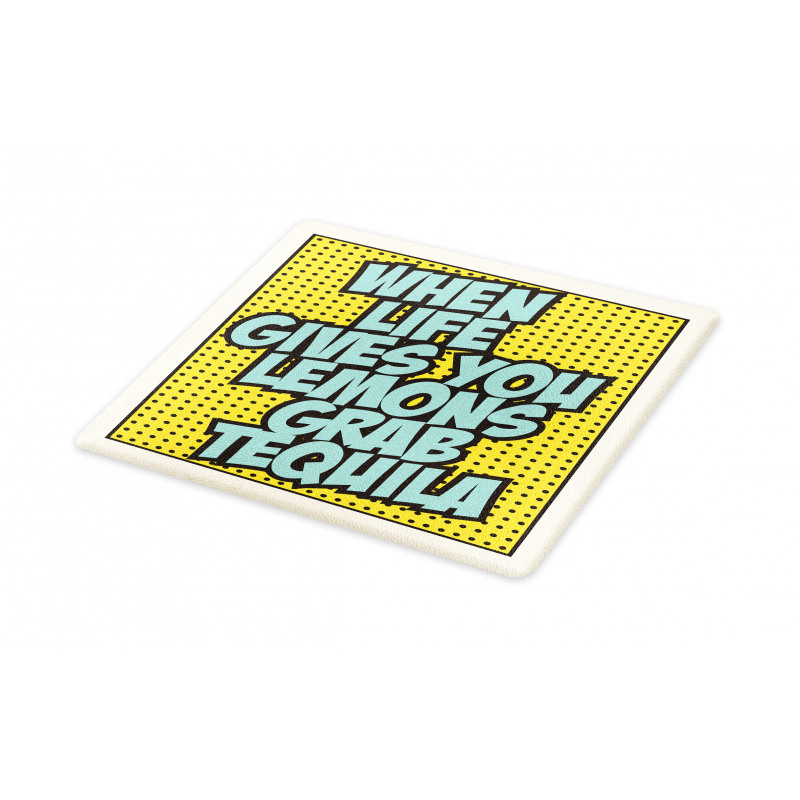 Retro Design Funny Words Cutting Board