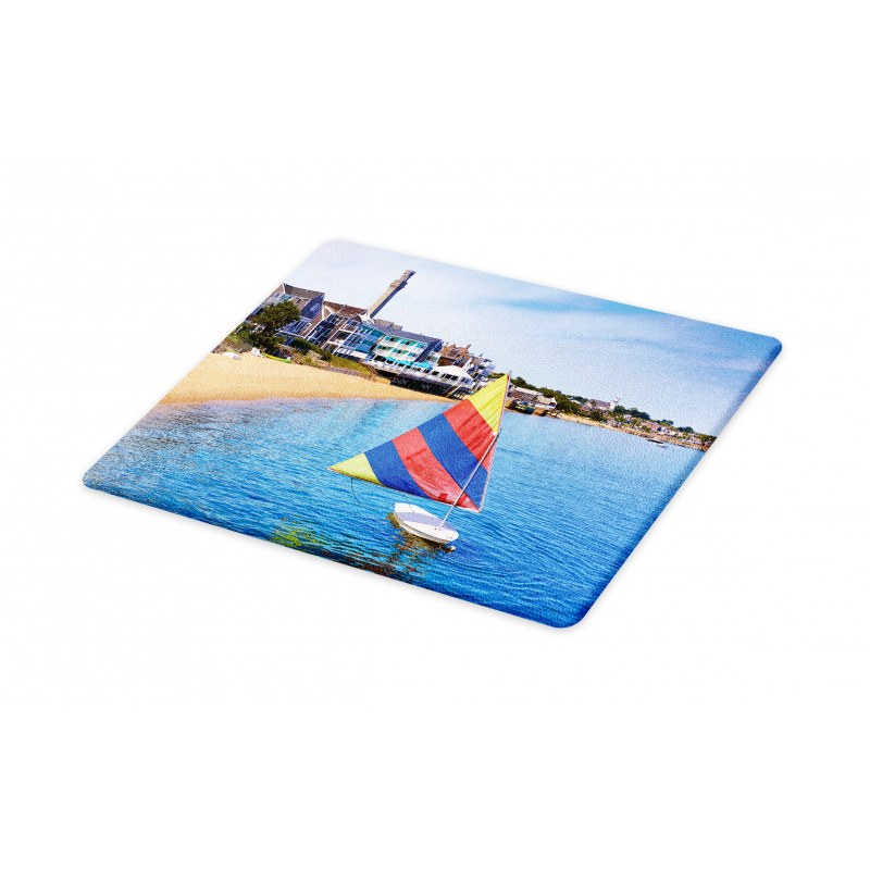 Rainbow Boat Sailing Cutting Board