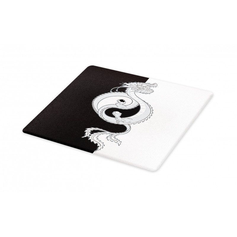 Dragon with Yin Yang Cutting Board