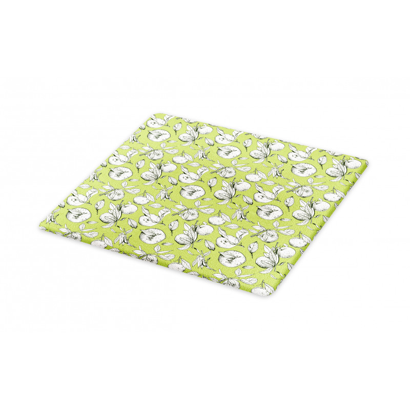 Sketch Drawn Citrus Fruit Cutting Board