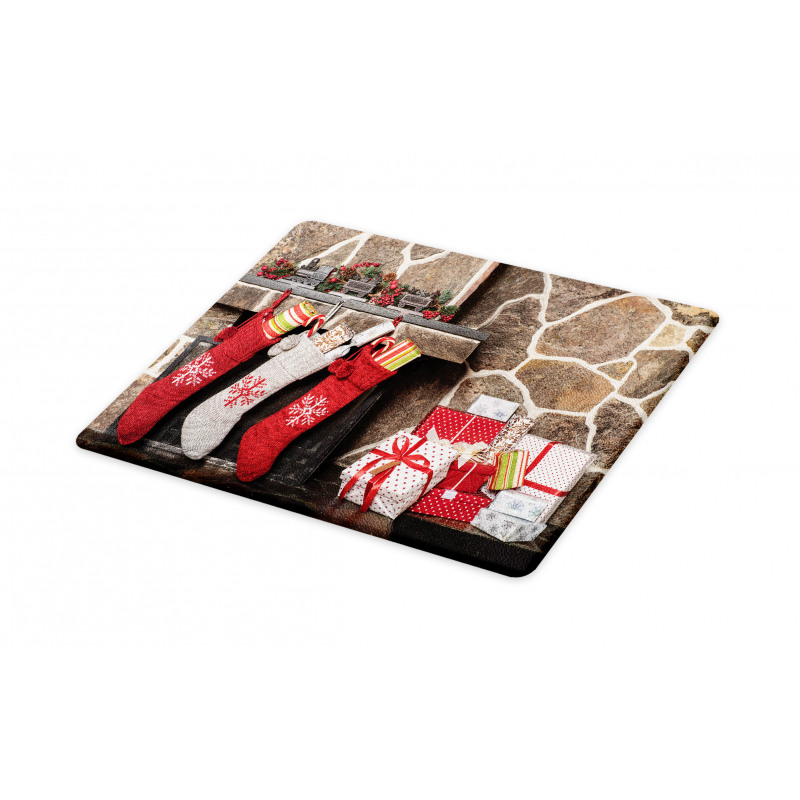 Stockings and Gift Boxes Cutting Board