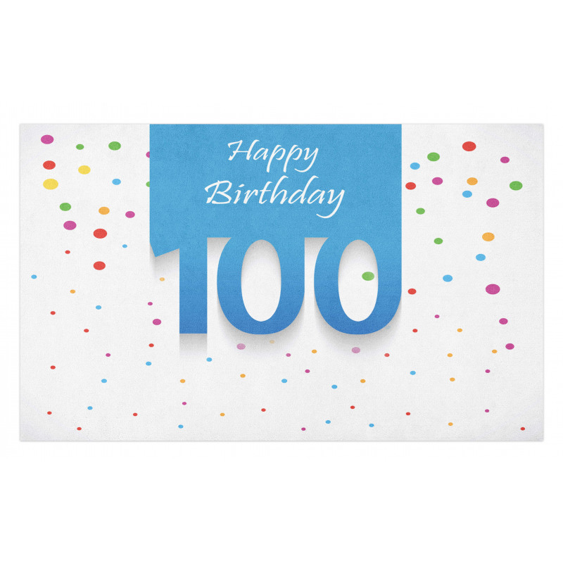 100 Years Birthday Doormat