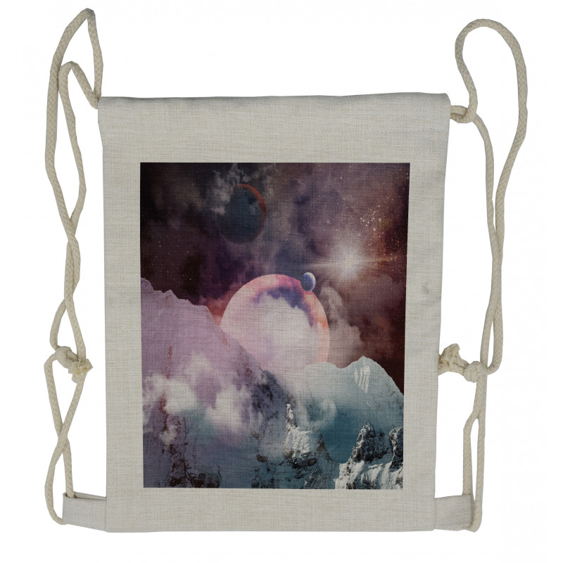 Scenery Art Drawstring Backpack