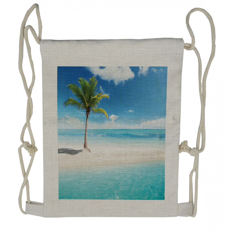 Idyllic Scenery Sunbeam Drawstring Backpack