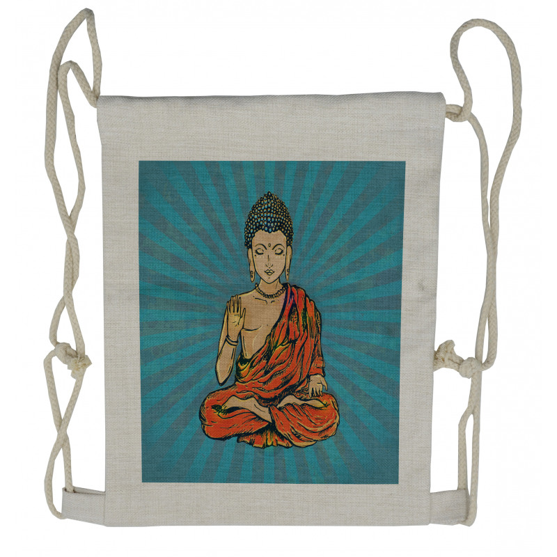 Eastern Art Drawstring Backpack