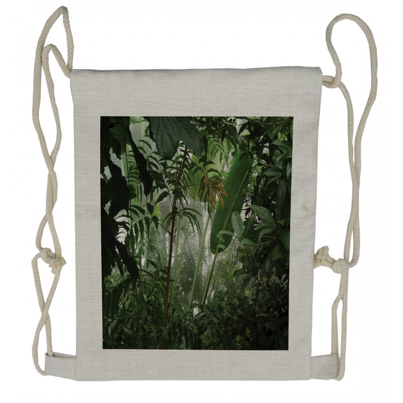 Tropical Rainforest Wild Drawstring Backpack