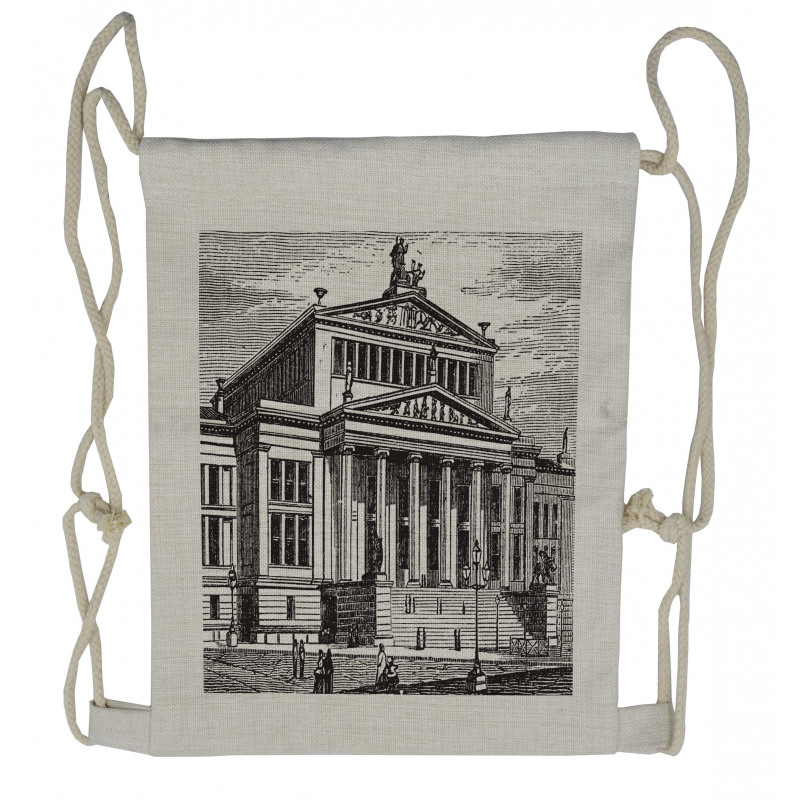 Engraved Konzerthaus Berlin Drawstring Backpack