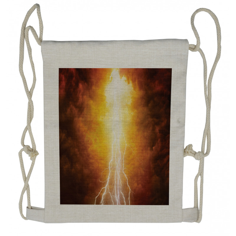 Vivid Apocalyptic Day Drawstring Backpack