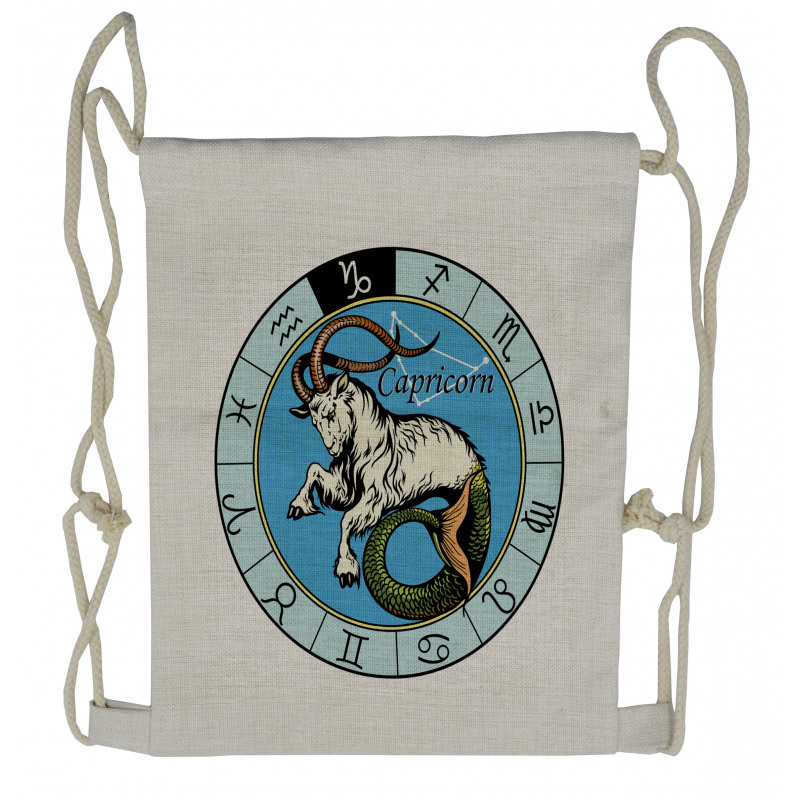 Capricorn Drawstring Backpack