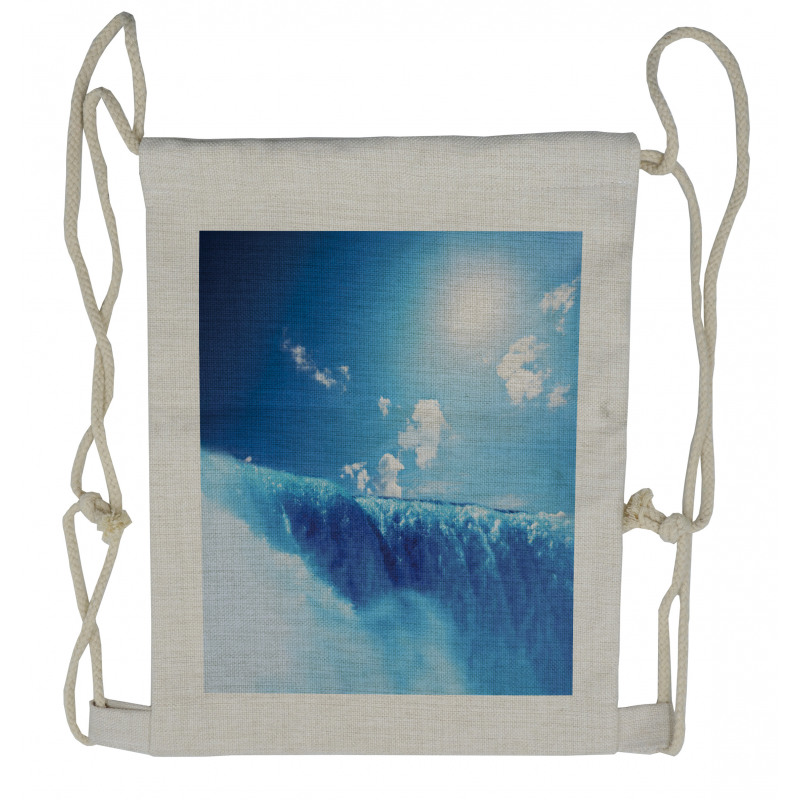 Niagara Falls Landscape Drawstring Backpack